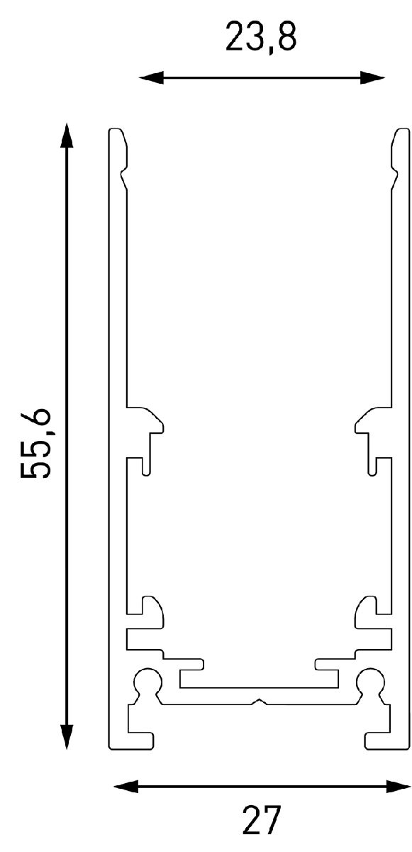 шинопровод накладной lumker sy-link-20s1-2.5-bl 019270