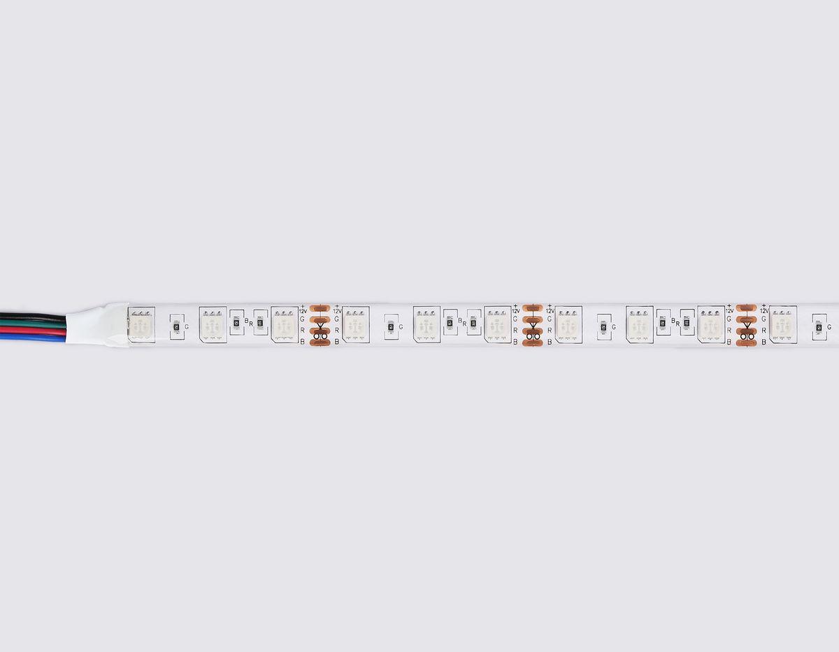светодиодная влагозащищенная лента ambrella light 14,4w/m 60led/m 5050smd rgb 5m gs2502