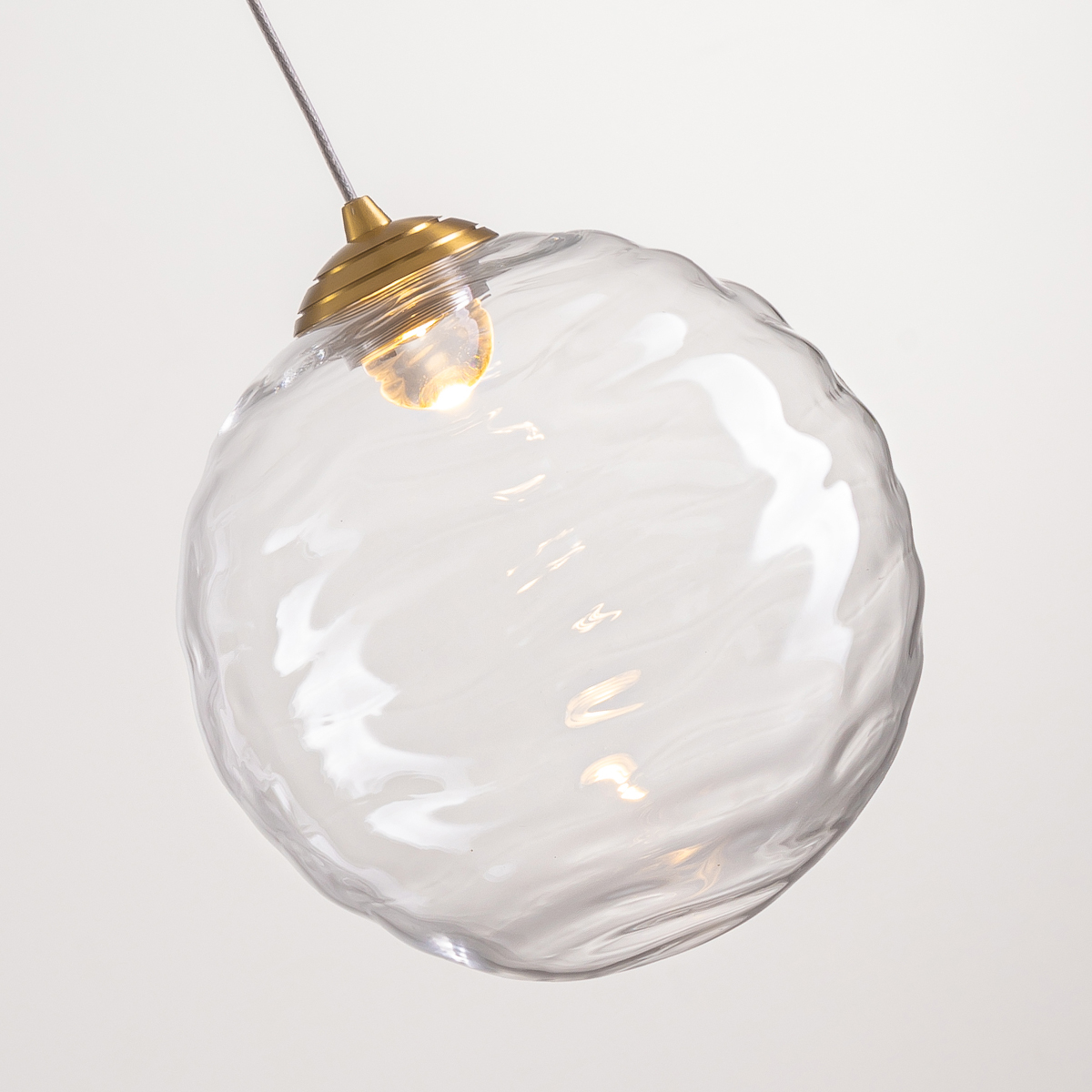 подвесной светильник delight collection md25030001-1a brass/clear