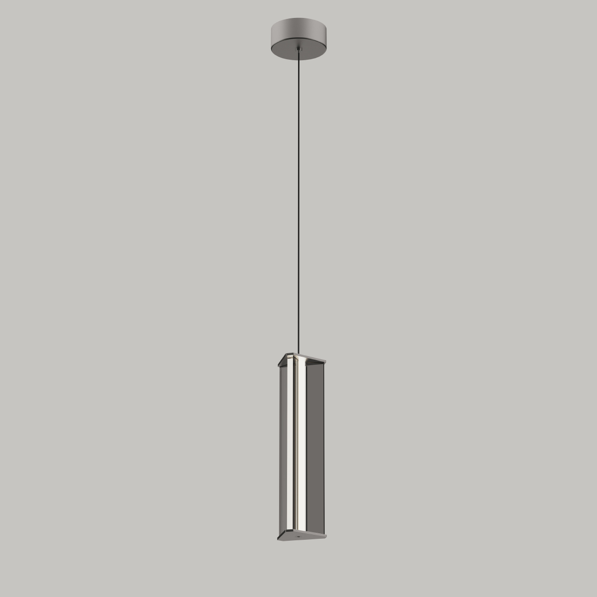подвесной светильник delight collection md24001031-1b nickel/grey