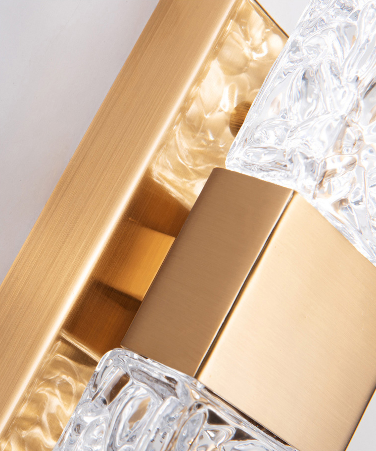 настенный светильник delight wall lamp 88068w gold/clear