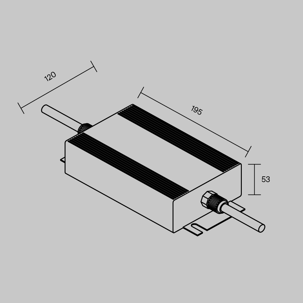 блок питания maytoni led strip psl008 24в 400вт ip67 822008