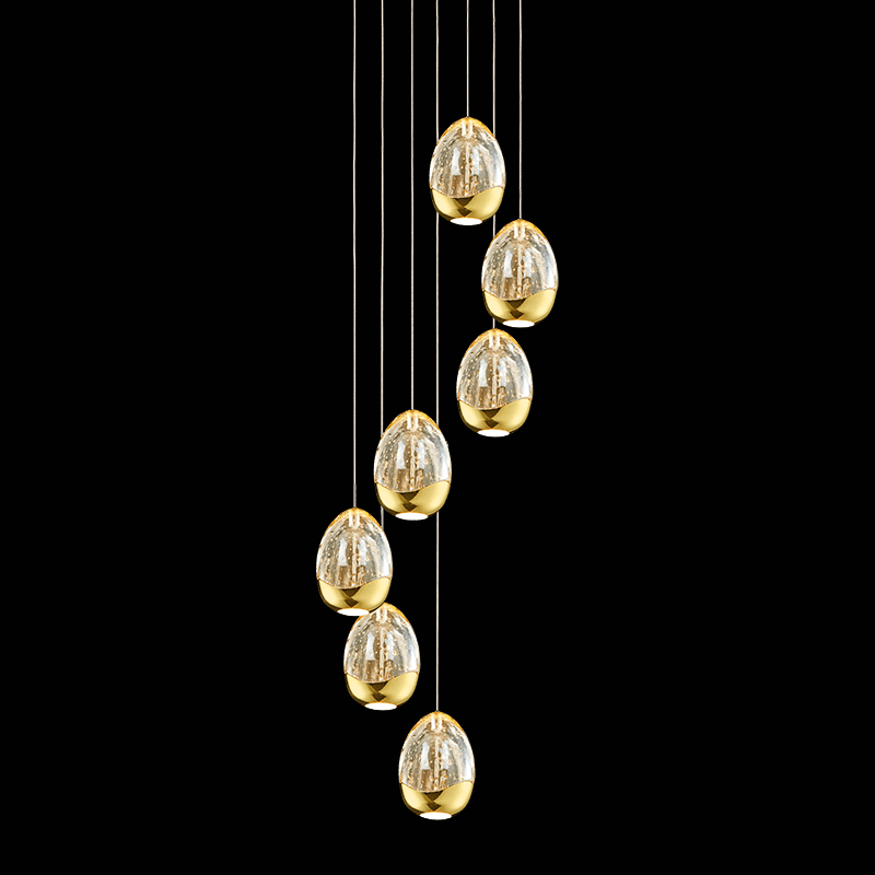 подвесная люстра delight collection terrene md13003023-7a gold