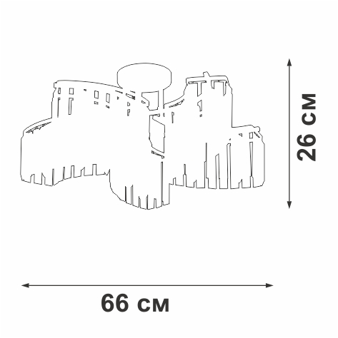 потолочная люстра vitaluce v5884-0/10pl