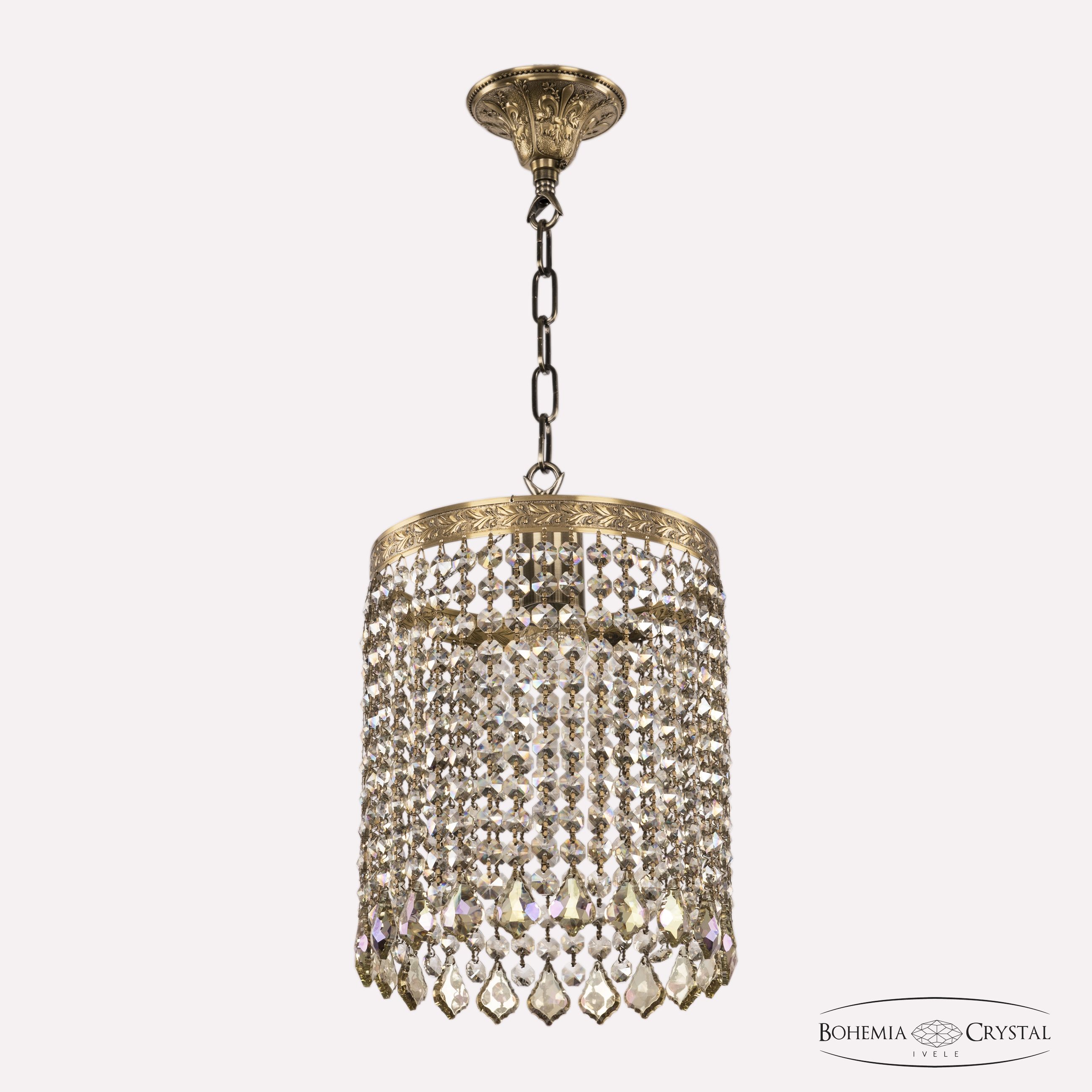 подвесной светильник bohemia ivele crystal 19201/20iv pa leafs r801