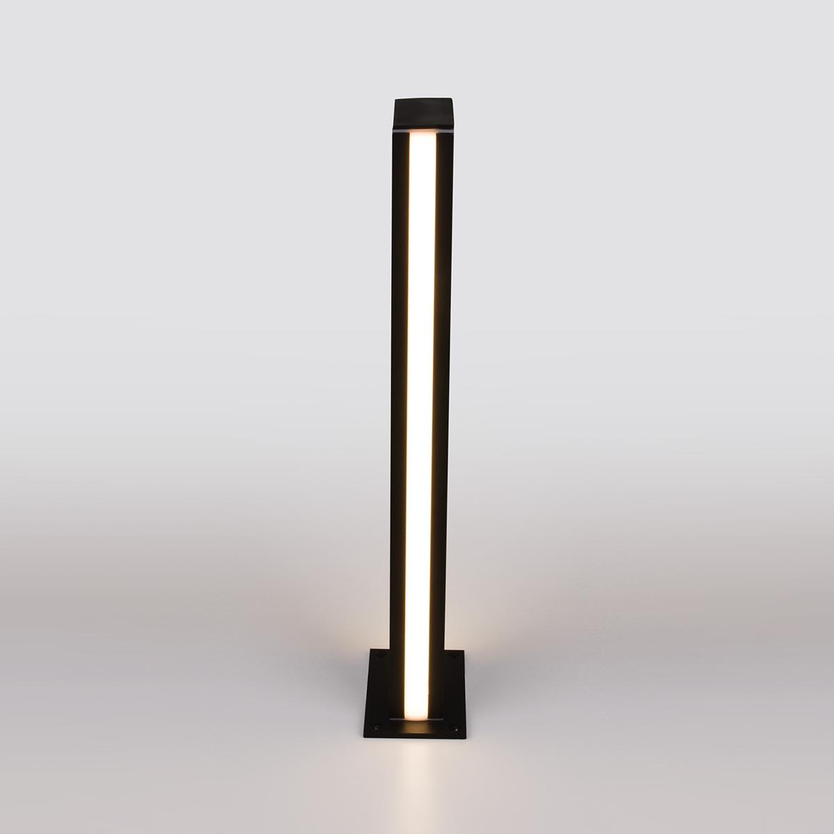 уличный светодиодный светильник elektrostandard 1538 techno led черный 4690389172458