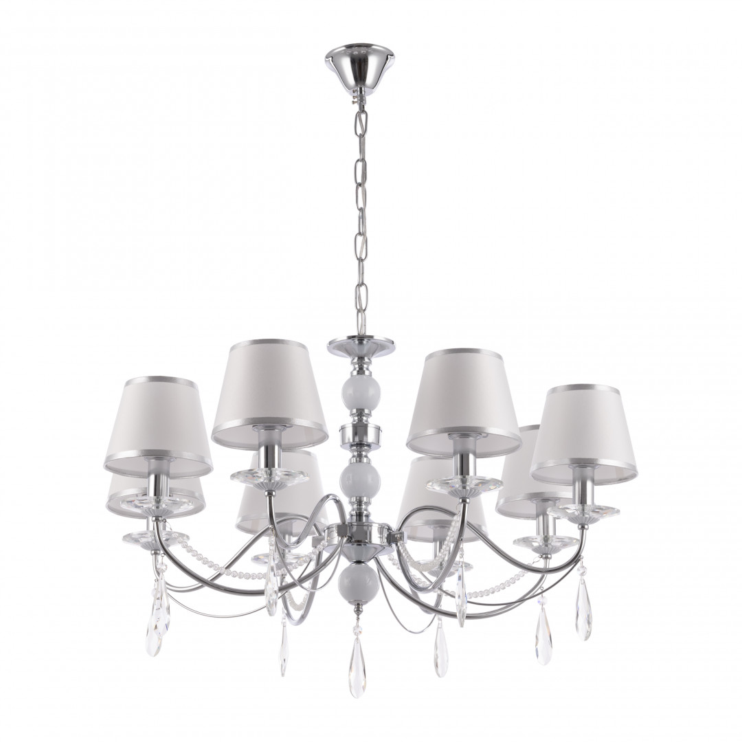 подвесная люстра arte milano 342109/8 cr+lwt