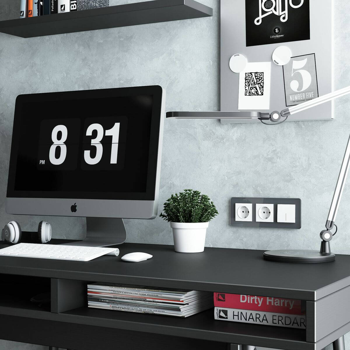 розетка с заземлением и шторками werkel 4690389184734 w1171161