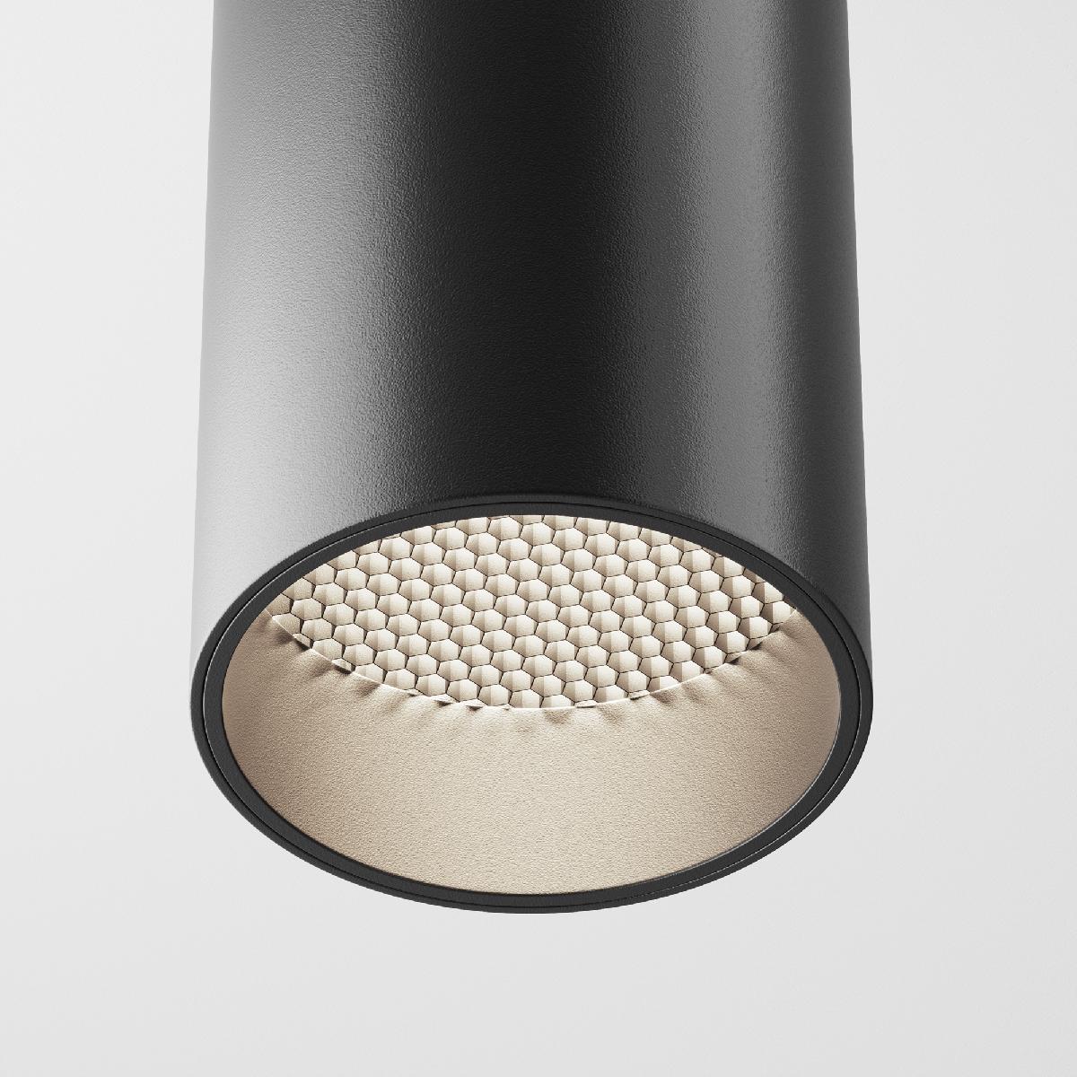 накладной светильник maytoni focus led c056cl-l12b4k-w-d-b