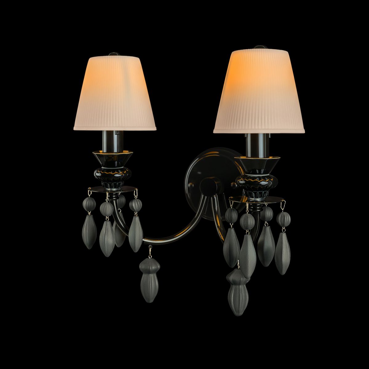 бра loft it grace 10203/2w black