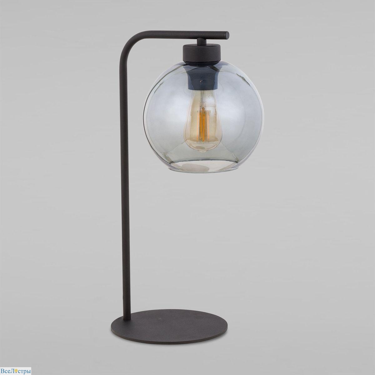 настольная лампа tk lighting 5102 cubus graphite