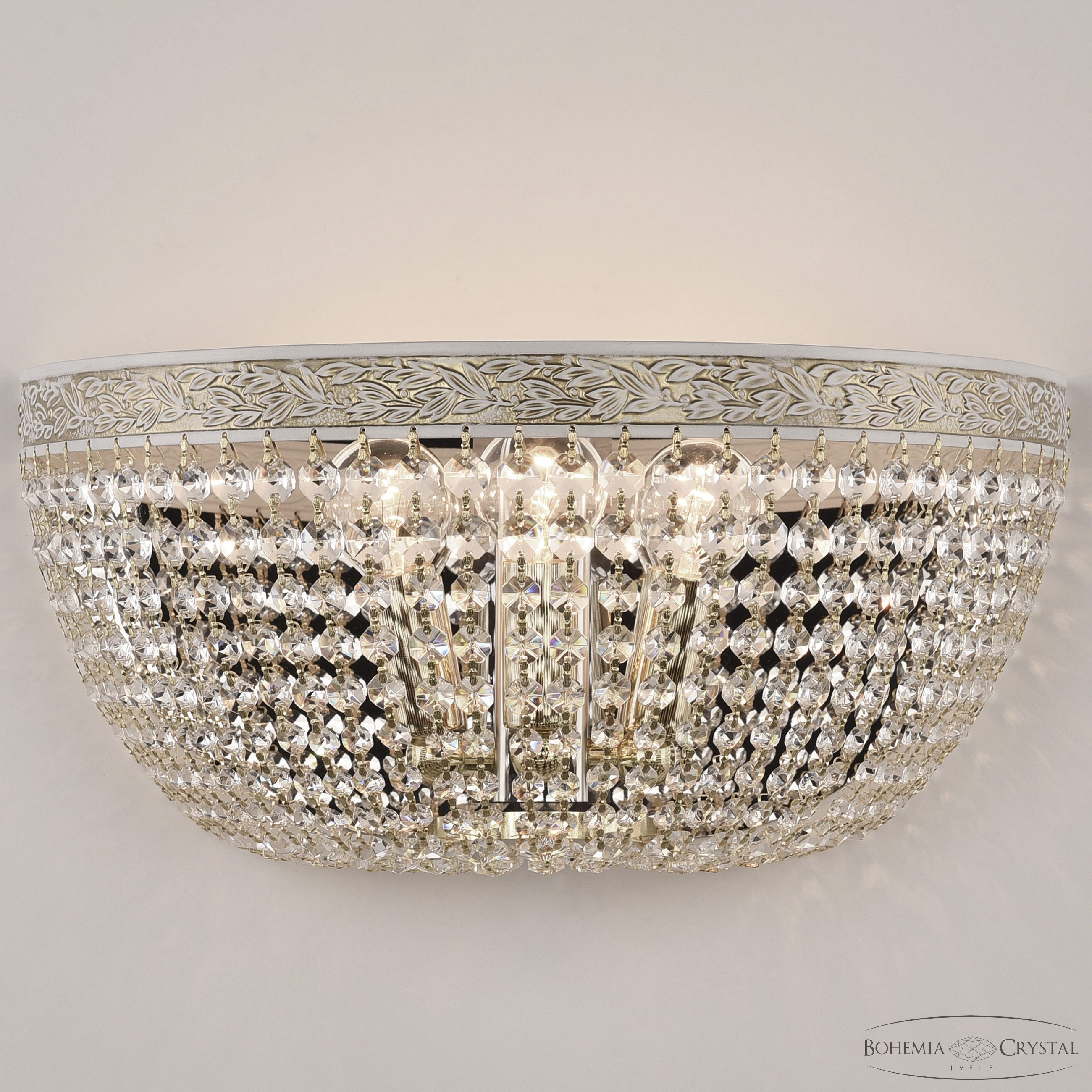 настенный светильник bohemia ivele crystal al19051b/35ol wmg