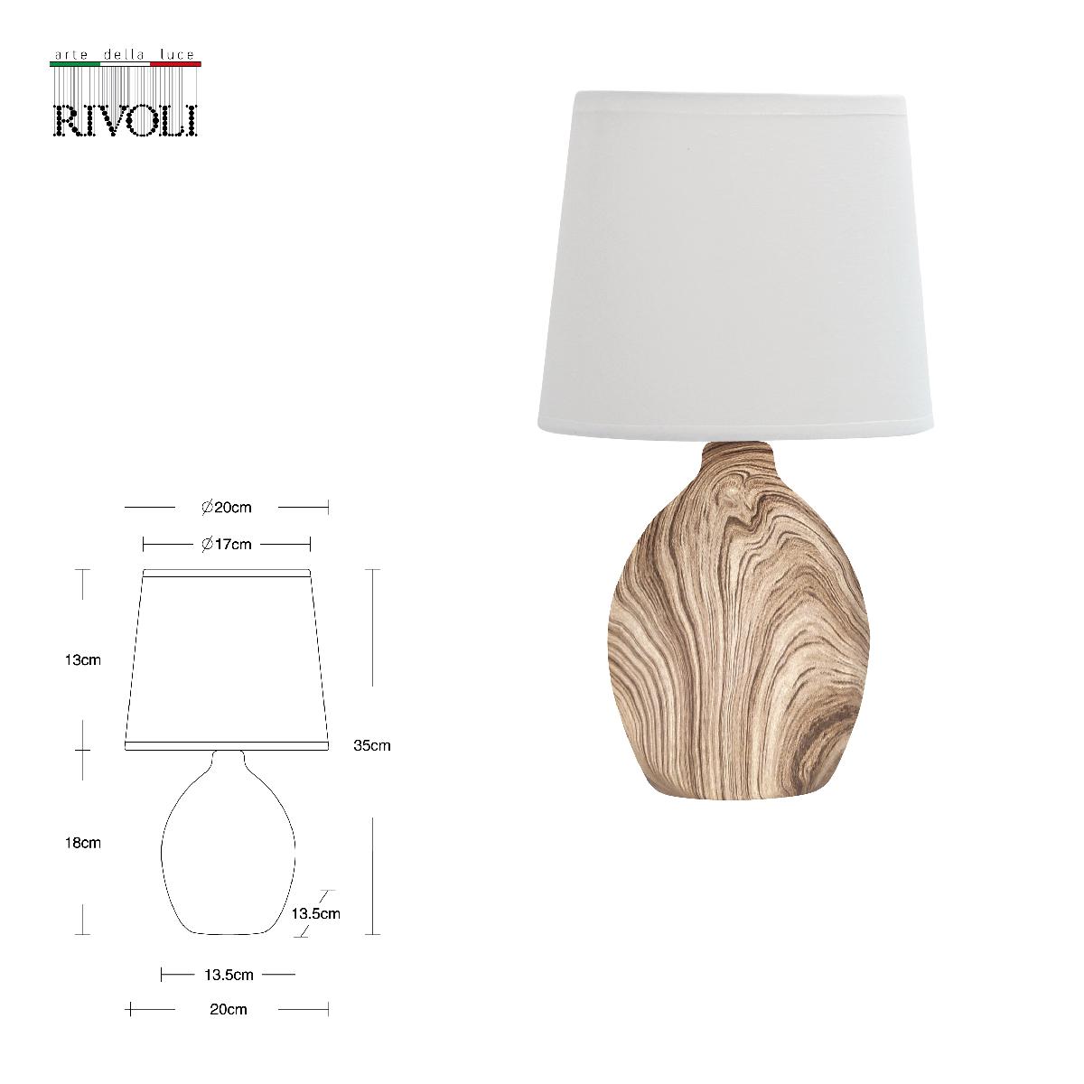 настольная лампа rivoli chimera 7072-503 б0057275