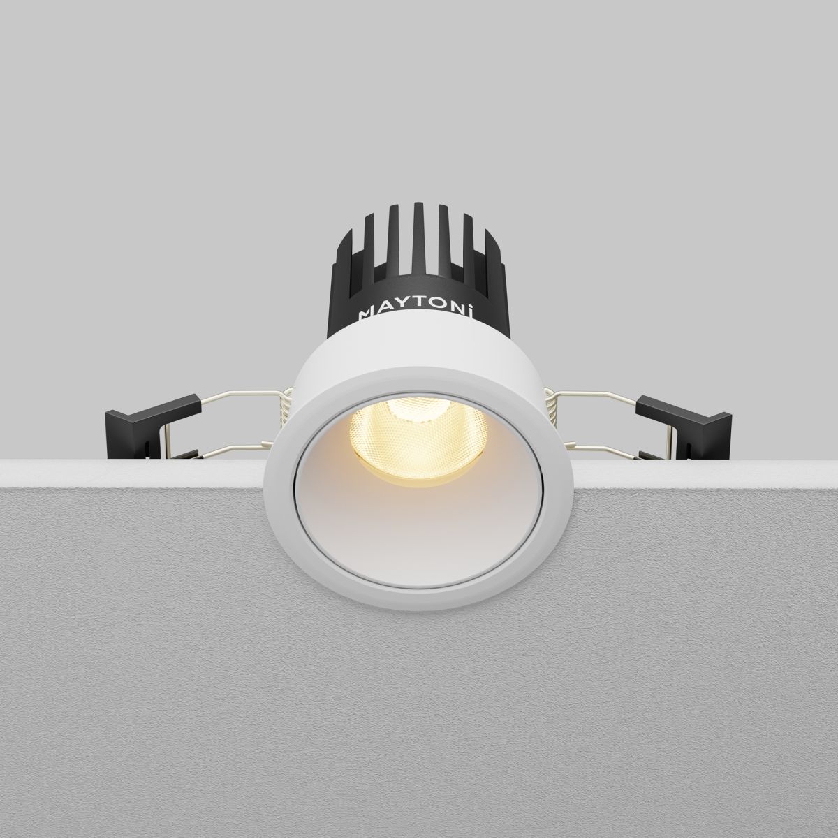 встраиваемый светильник maytoni dip dl115-10w-2.7k-w