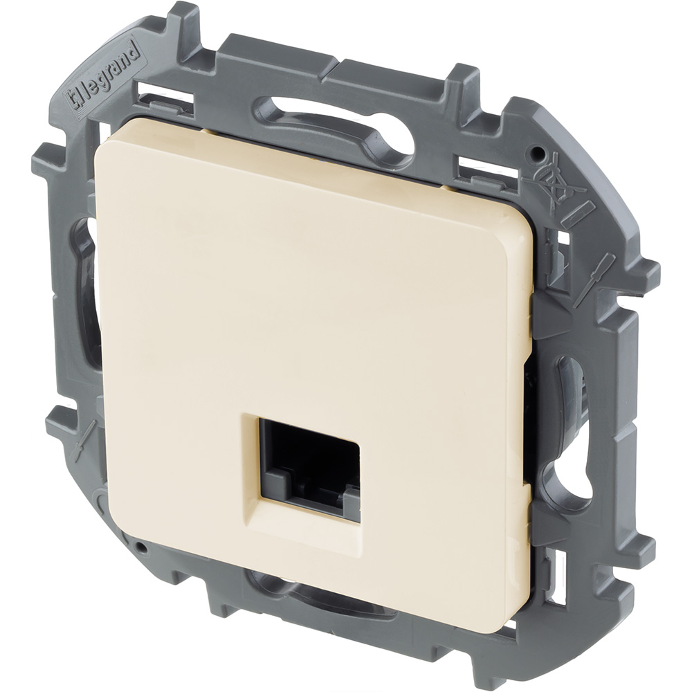 розетка компьютерная rj45 legrand inspiria 673831