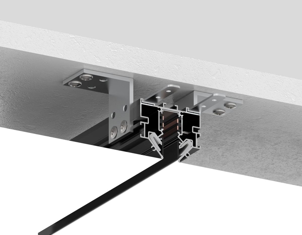шинопровод низковольтный для монтажа в натяжной потолок ambrella light track system gl1950