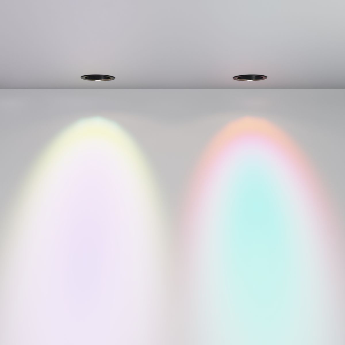 встраиваемый светильник maytoni lens dl105-12w4k-b