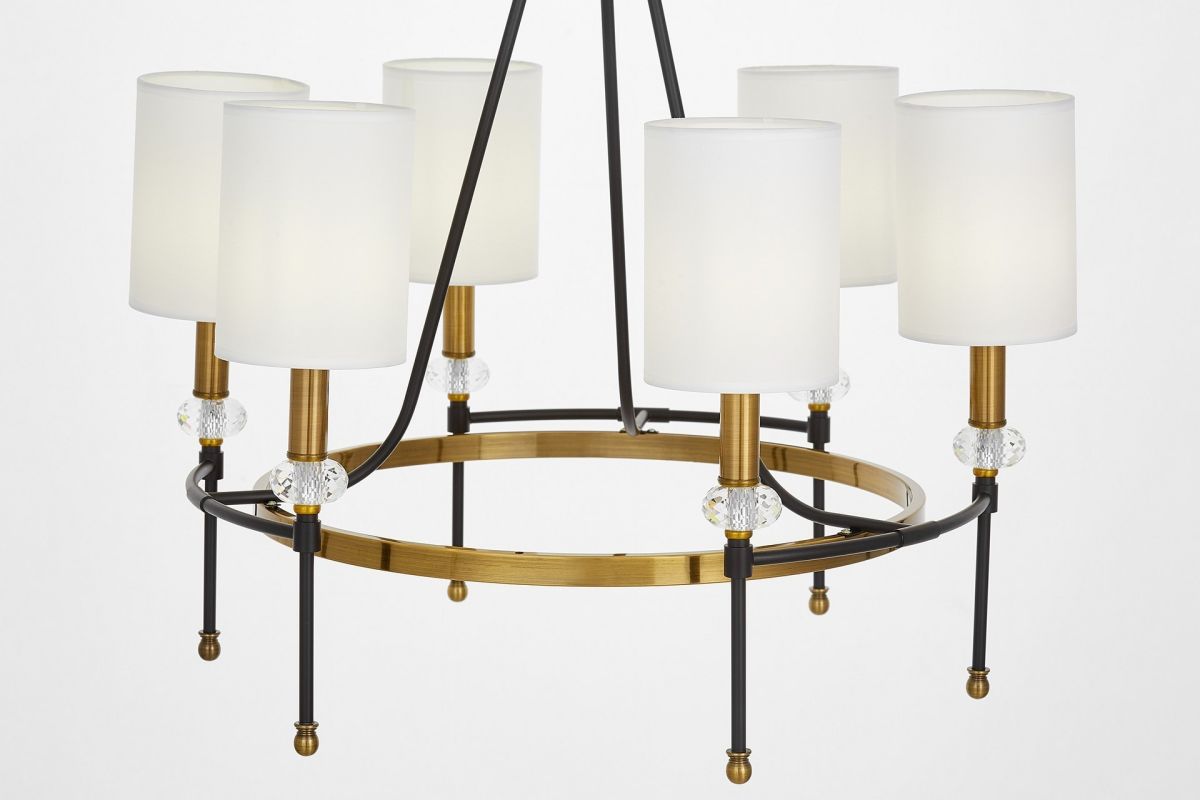 подвесная люстра lumina deco rodezio ldp 1229-6 md