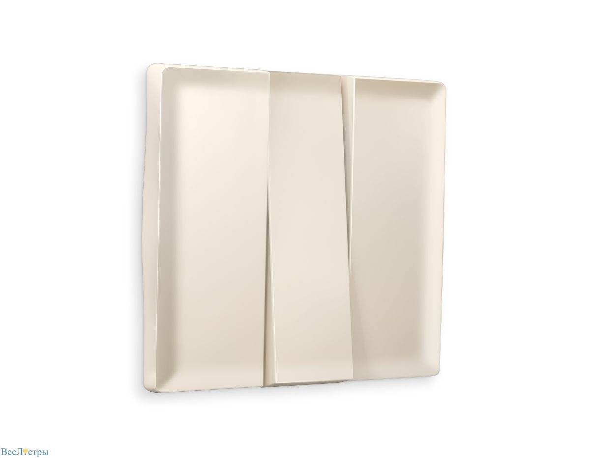 лицевая панель для выключателя трехклавишного ambrella volt alfa ap3250