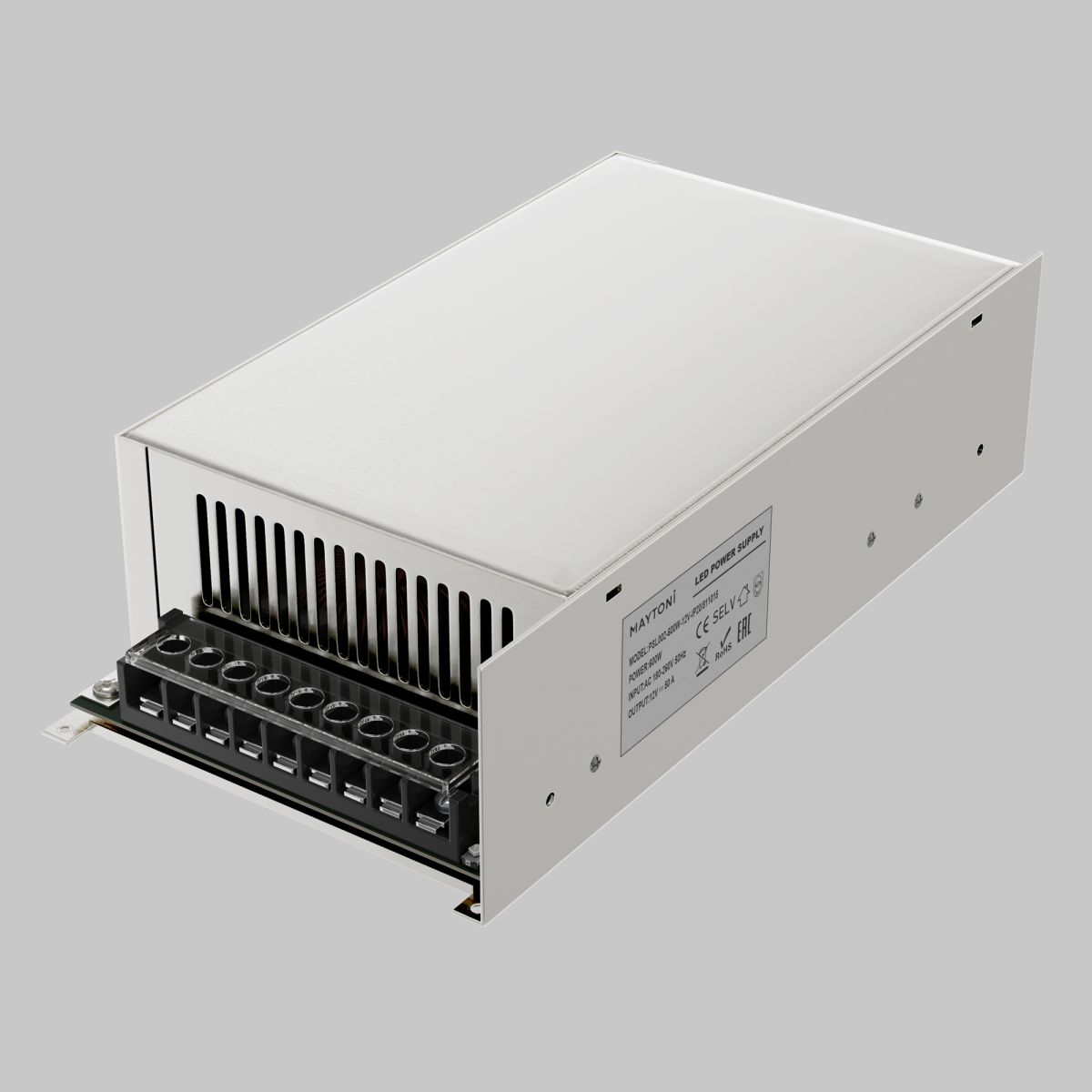 блок питания maytoni led strip psl002 12в 600вт ip20 811015
