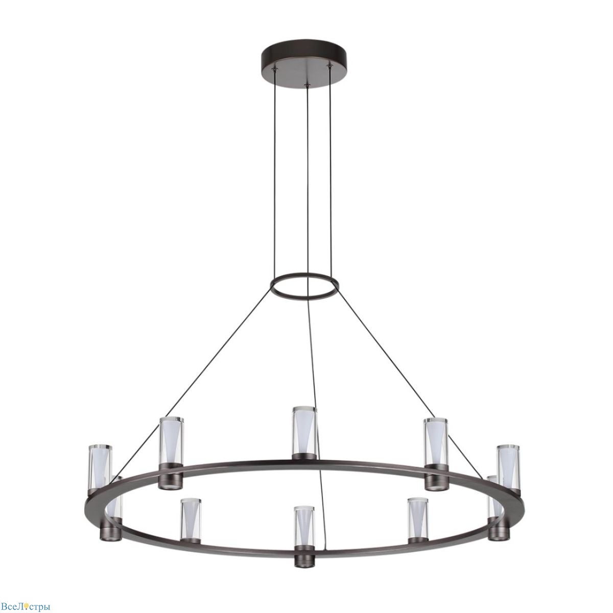 подвесная люстра odeon light hightech defance 7143/70l