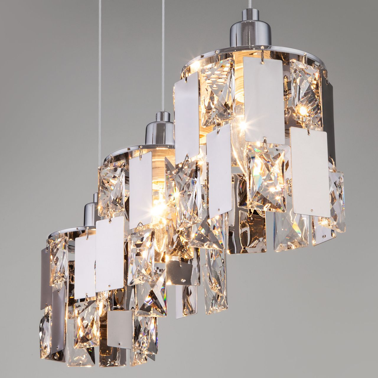 подвесной светильник eurosvet scoppio 50101/3 хром