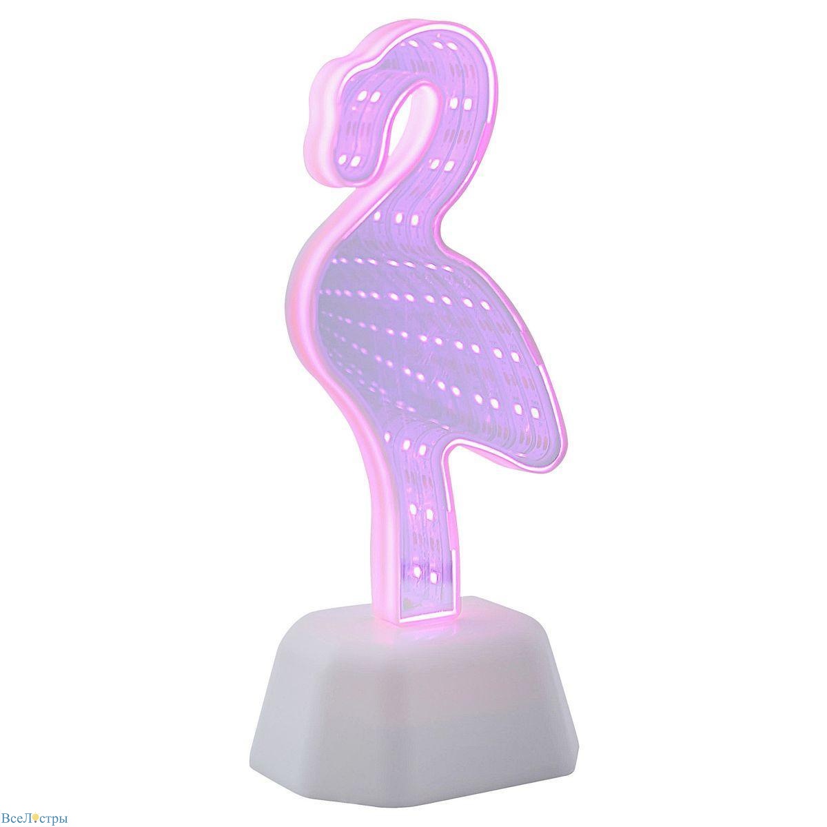 светильник-ночник ogm фламинго nl-01