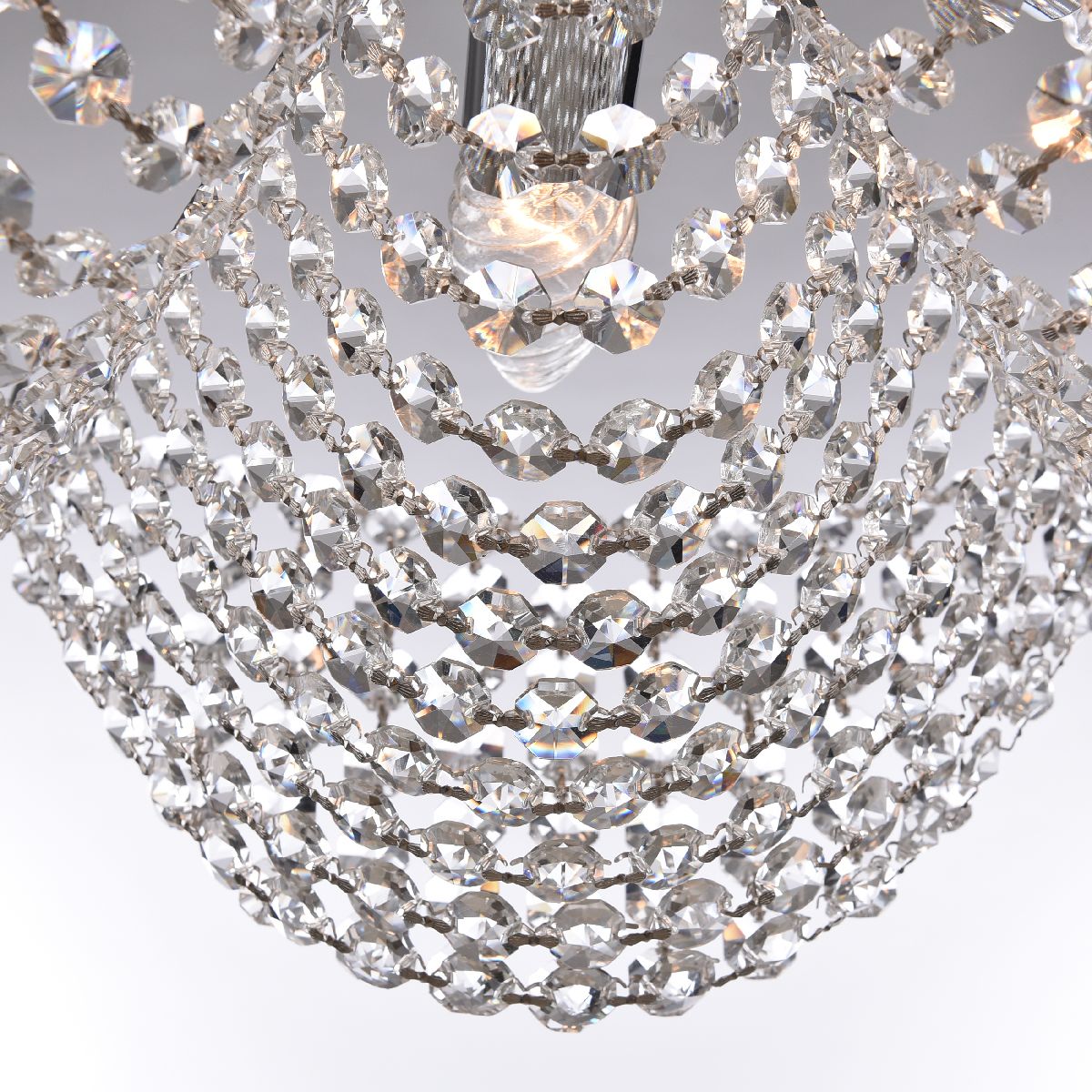 потолочная люстра bohemia ivele crystal 778/49 ni