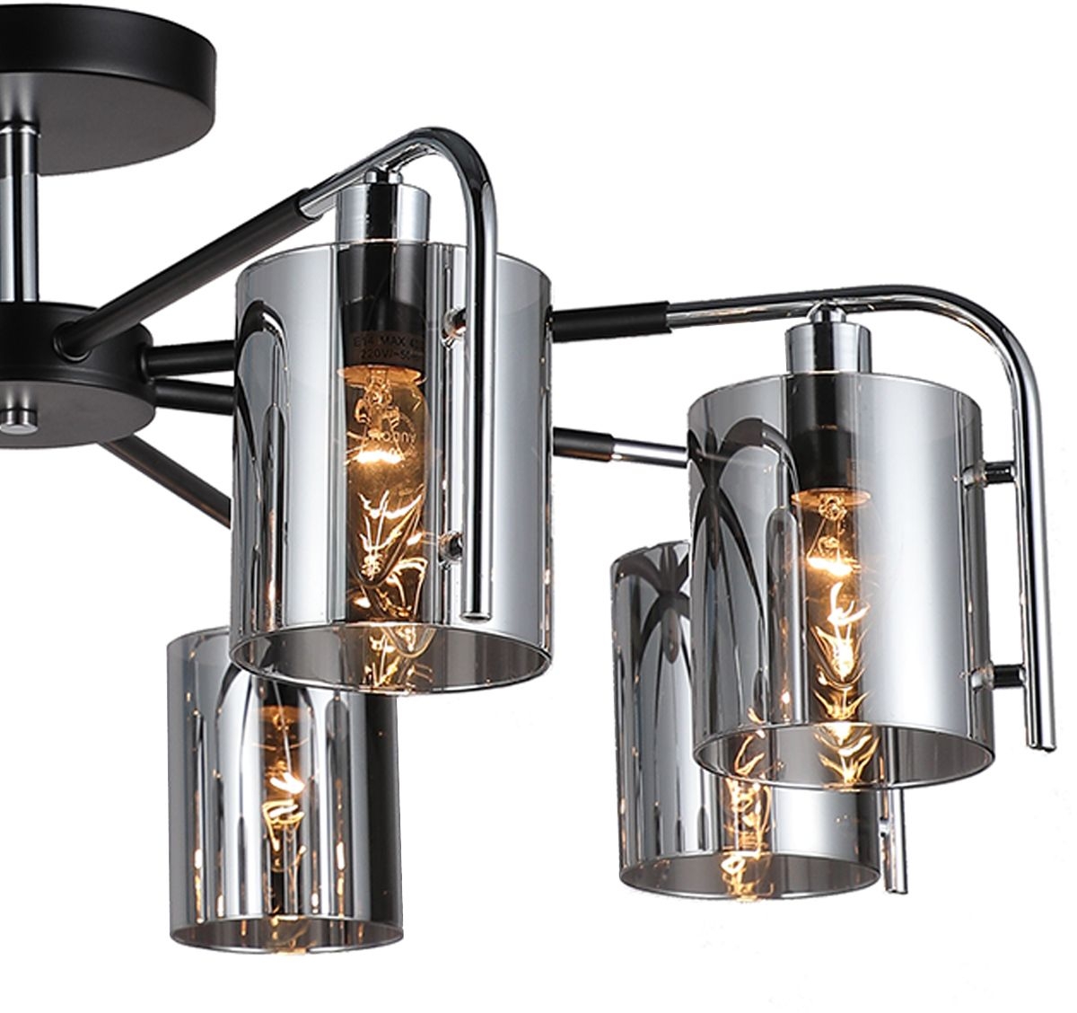 люстра на штанге escada elegant 671/8p chrome