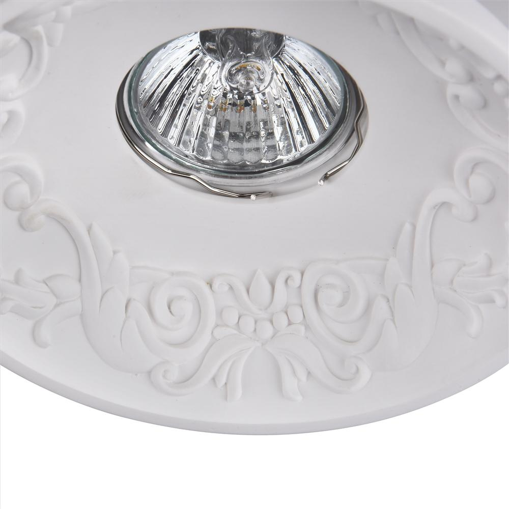 встраиваемый светильник maytoni gyps dl278-1-01-w