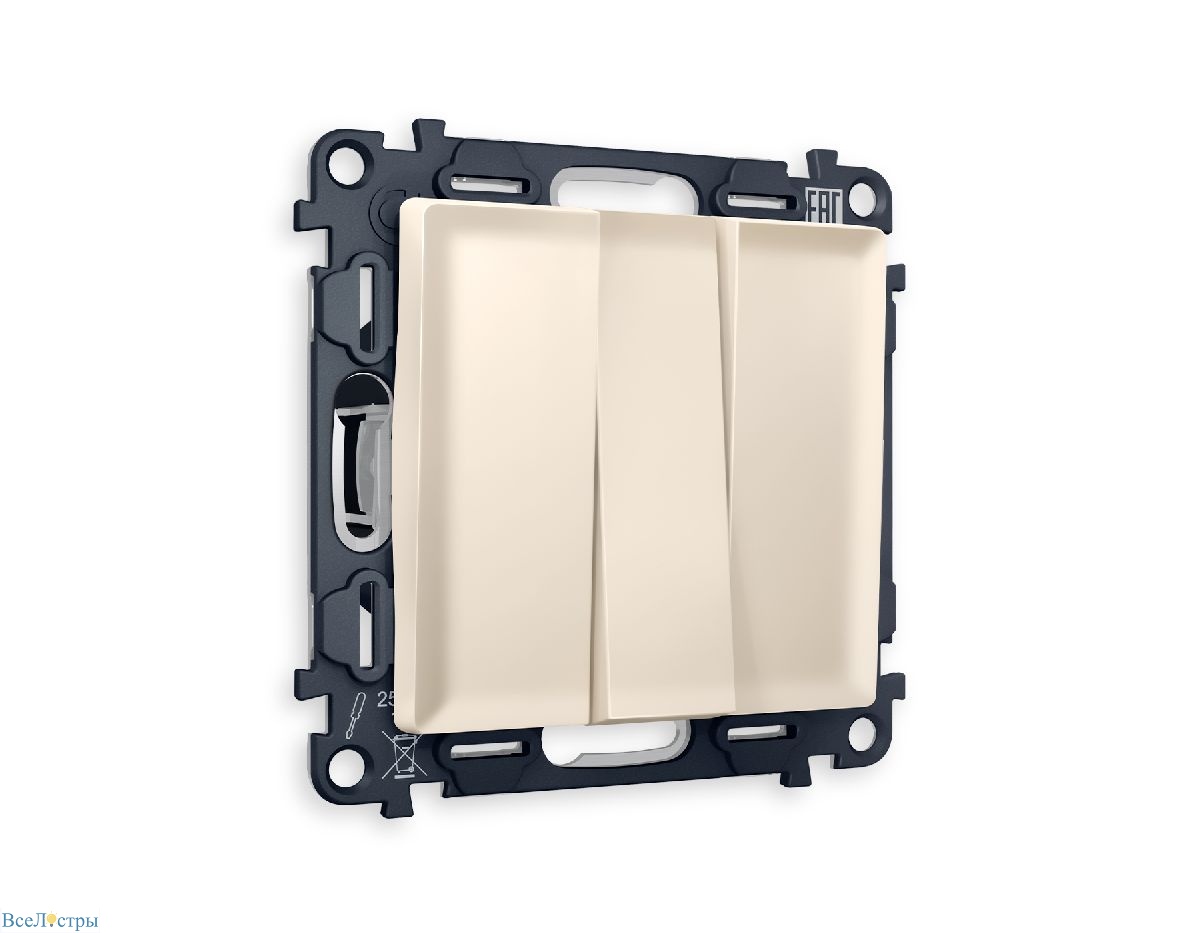 комплект механизма 3-кл выключателя ambrella volt alfa ma325010