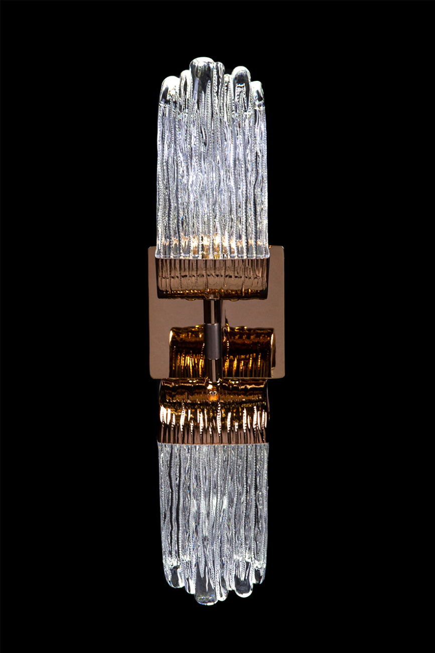 бра cascade le7717/2w gold