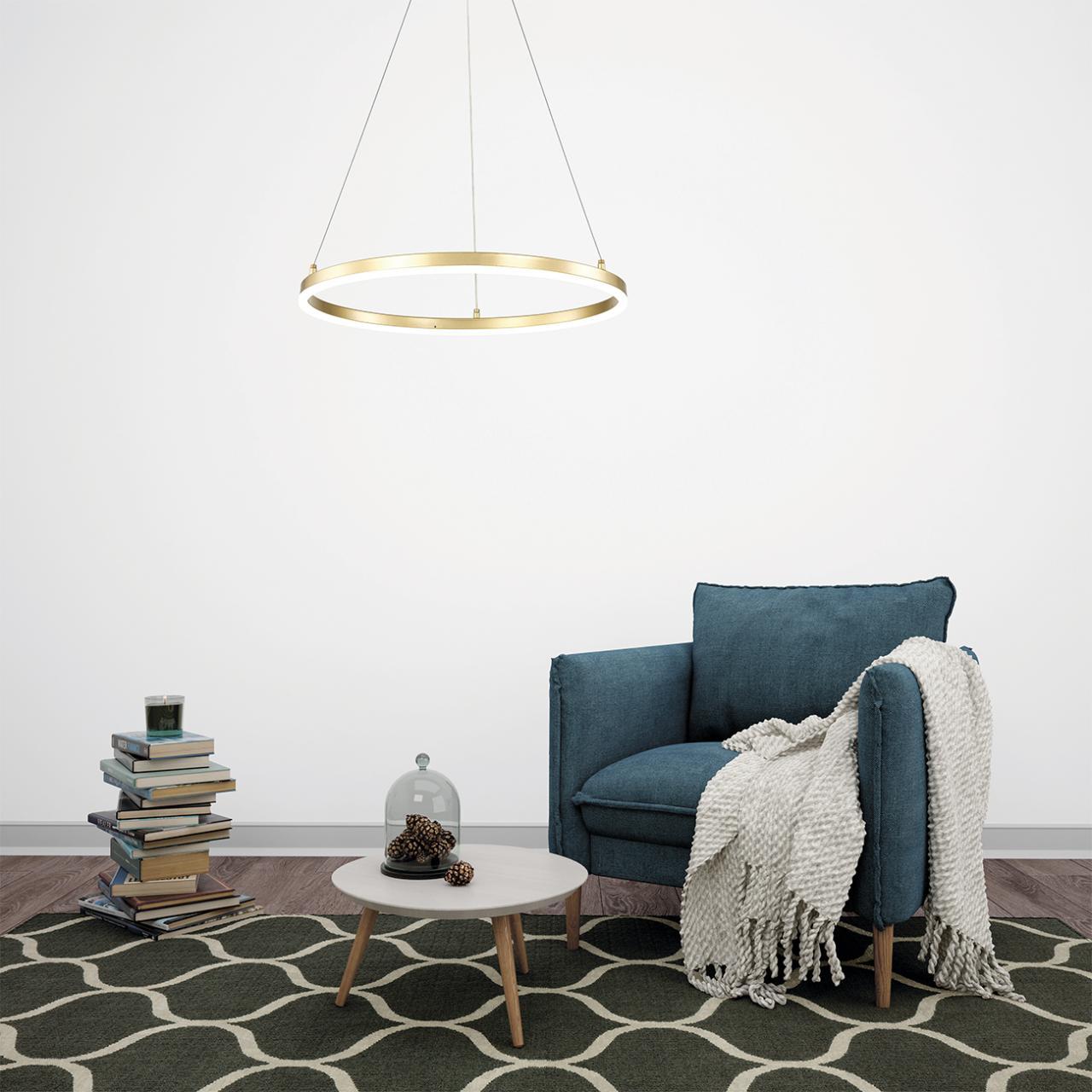 подвесной светодиодный светильник escada void 10254/1led gold app