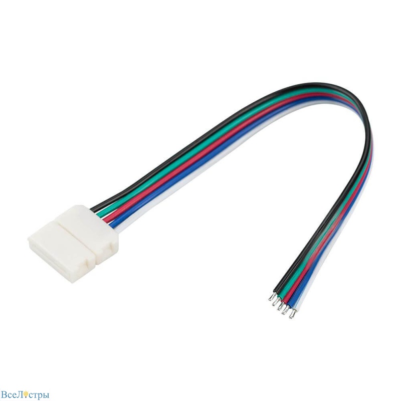 коннектор выводной arlight fix-rgbw-12mm-150mm-x1 (5-pin) 023954