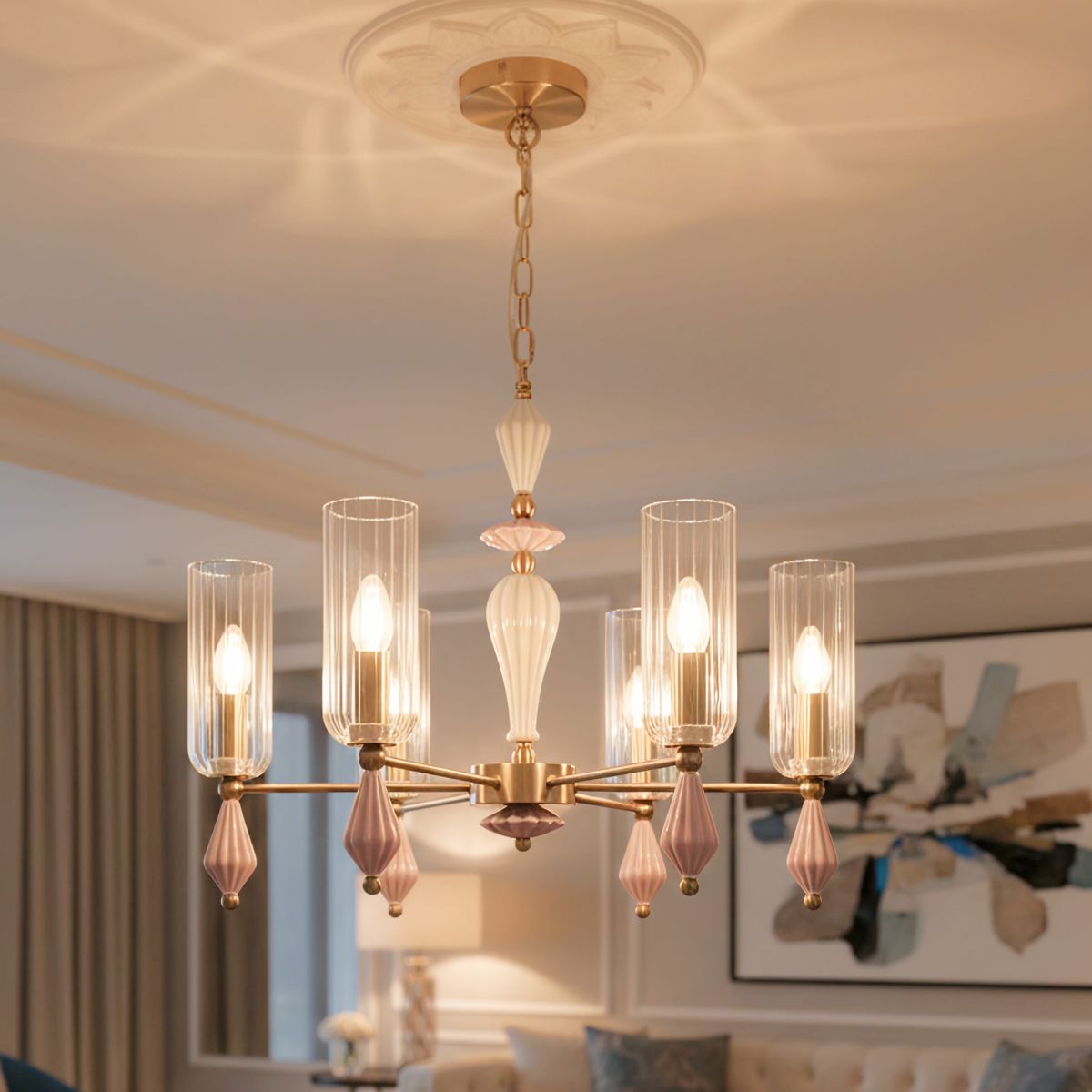 подвесная люстра citilux fernet cl254160