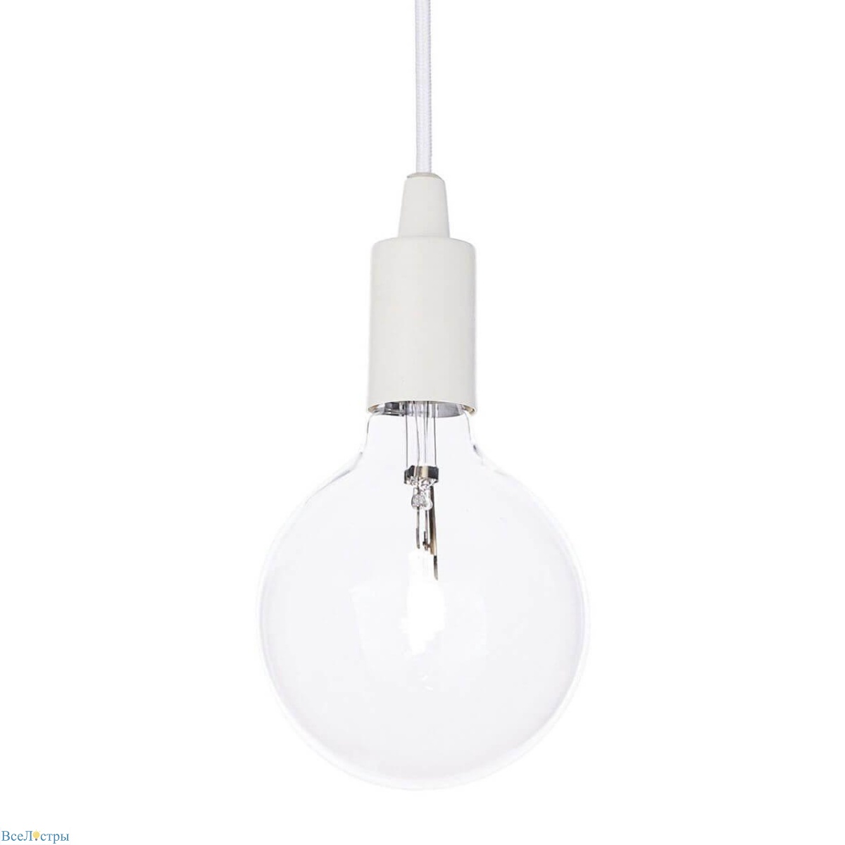 подвесной светильник ideal lux edison sp1 bianco 113302