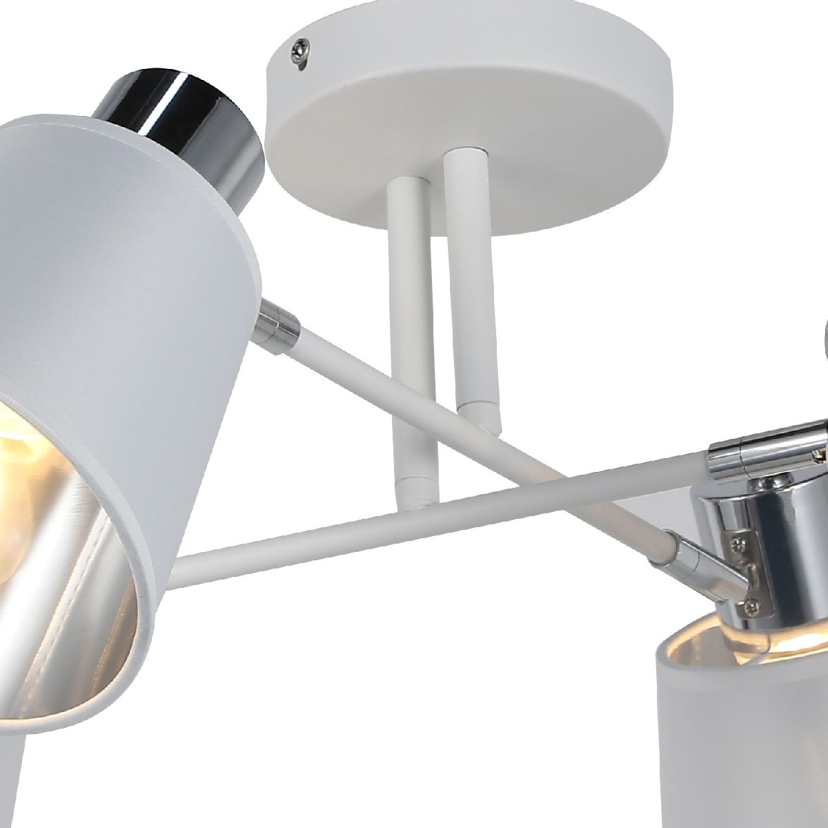 потолочная люстра illumico il6116-4cou-79 wh cr abelie