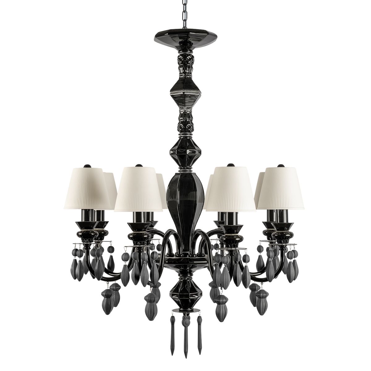 подвесная люстра loft it grace 10203/8 black