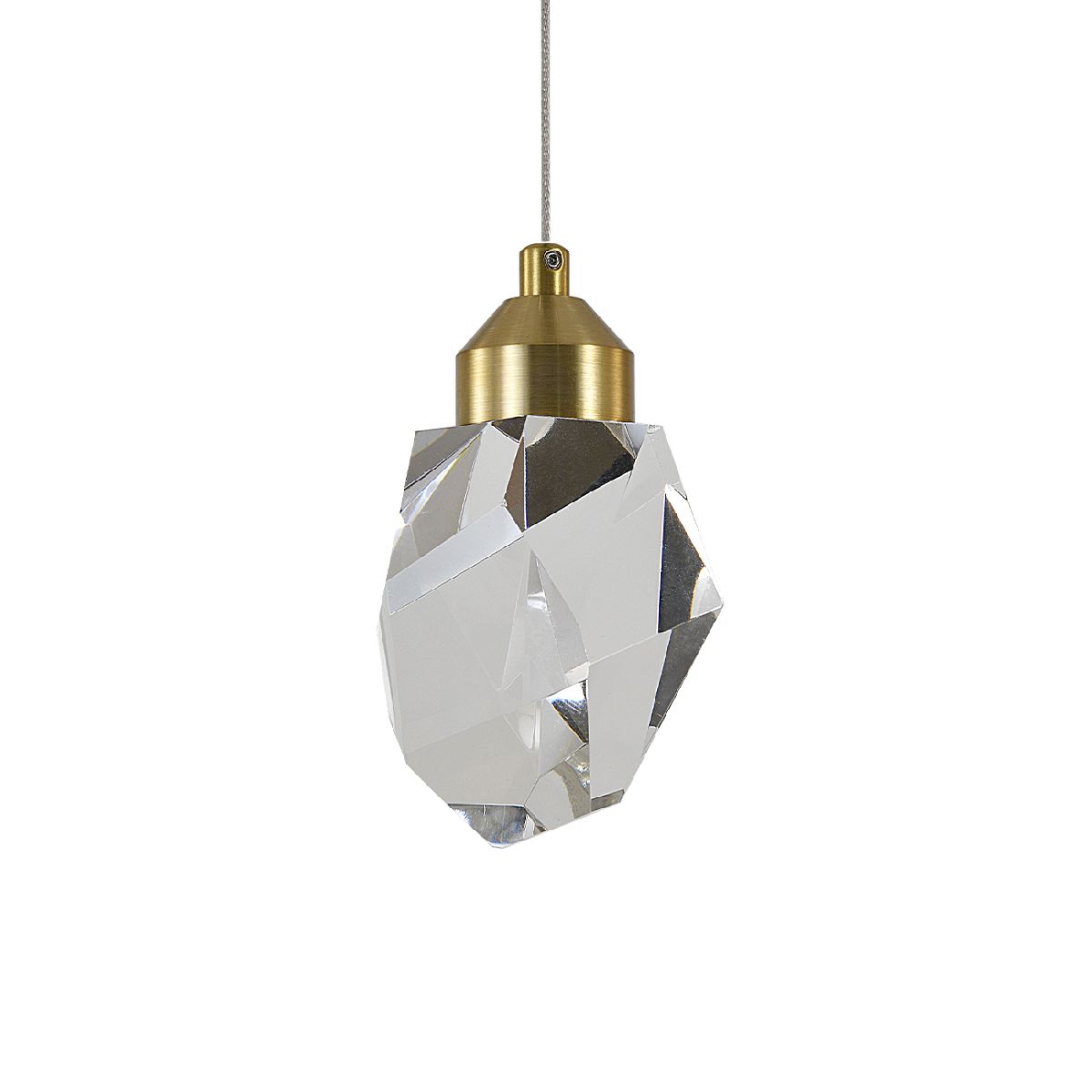 подвесной светильник indigo cristallo 12053/1p brass v000132l