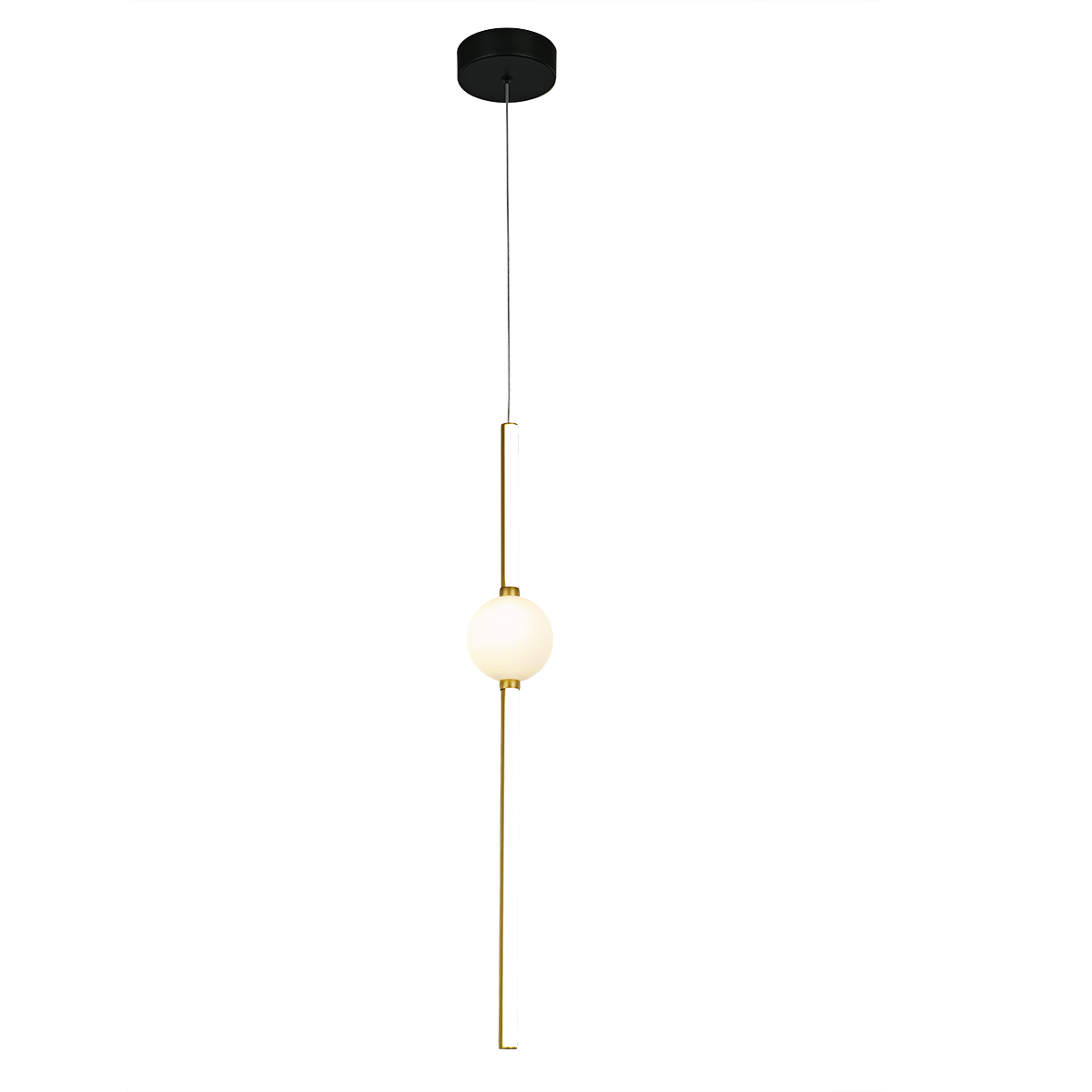 подвесной светильник md21001050-1a black/gold delight collection
