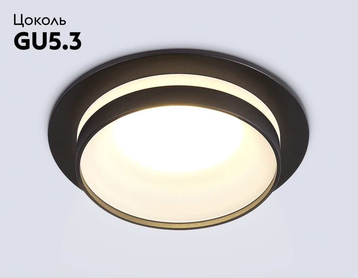 встраиваемый светильник ambrella light techno spot acrylic tech tn30708