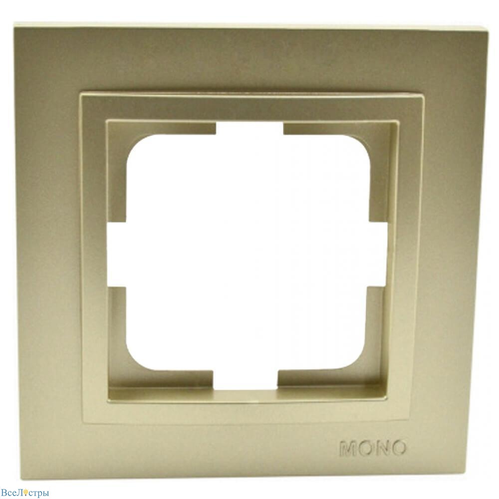 рамка 1-постовая mono electric despina титан 102-220000-160