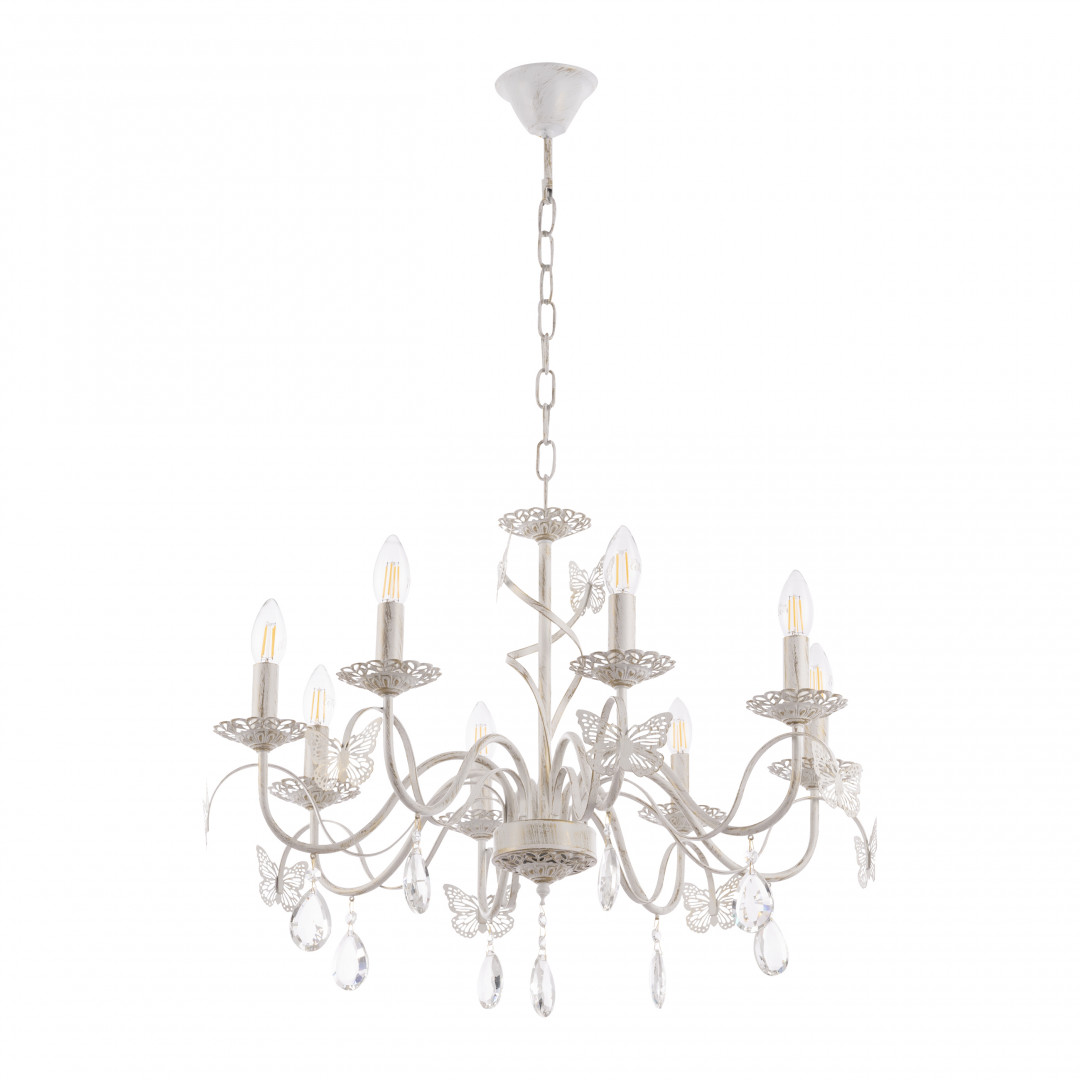 подвесная люстра arte milano 346179/8 wt+g