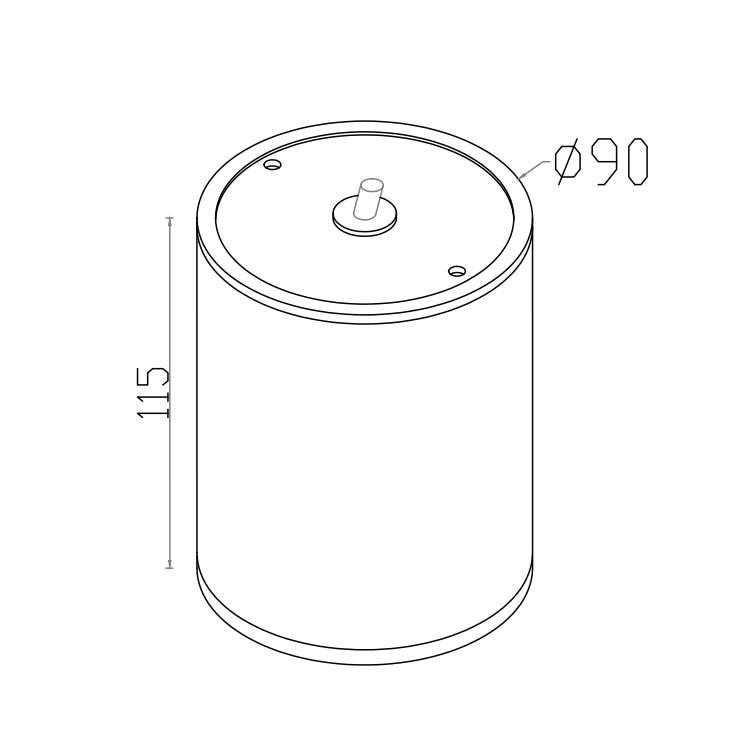 уличный светодиодный светильник maytoni bar o306cl-l7gf
