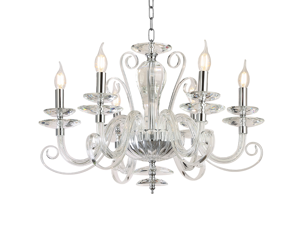 подвесная люстра newport annabelle 8576/c chrome м0070811