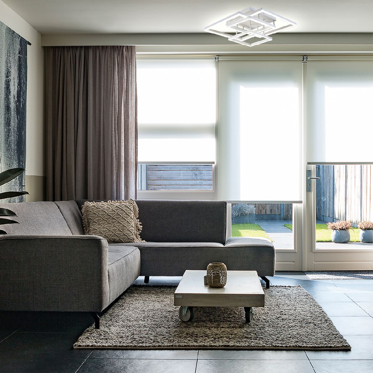 потолочная люстра escada union 10229/4led white