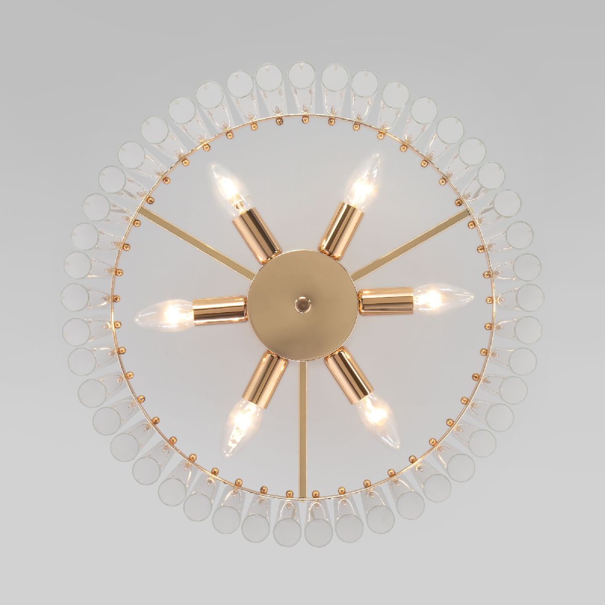 люстра на штанге bogates flamel 373/6 smart a060885