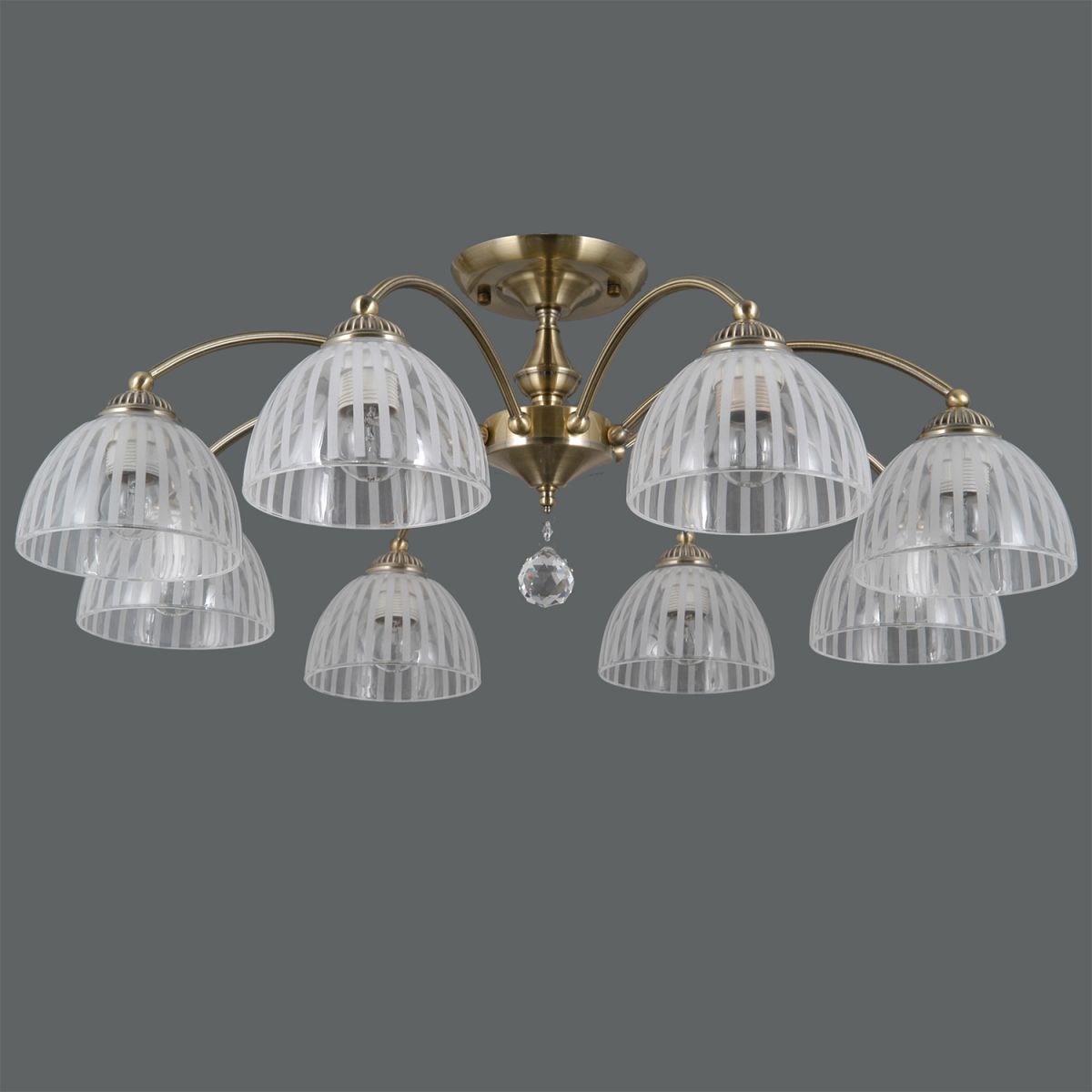 потолочная люстра illumico il0564-8csq-25ab elite