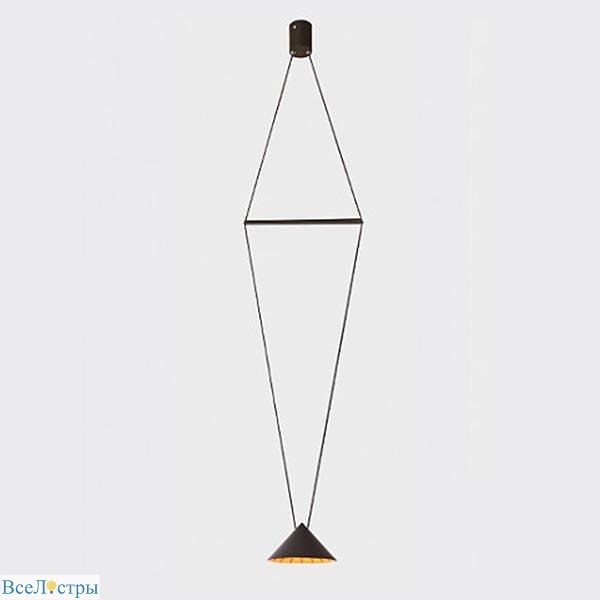 подвесной светодиодный светильник italline it03-1430 black/orange