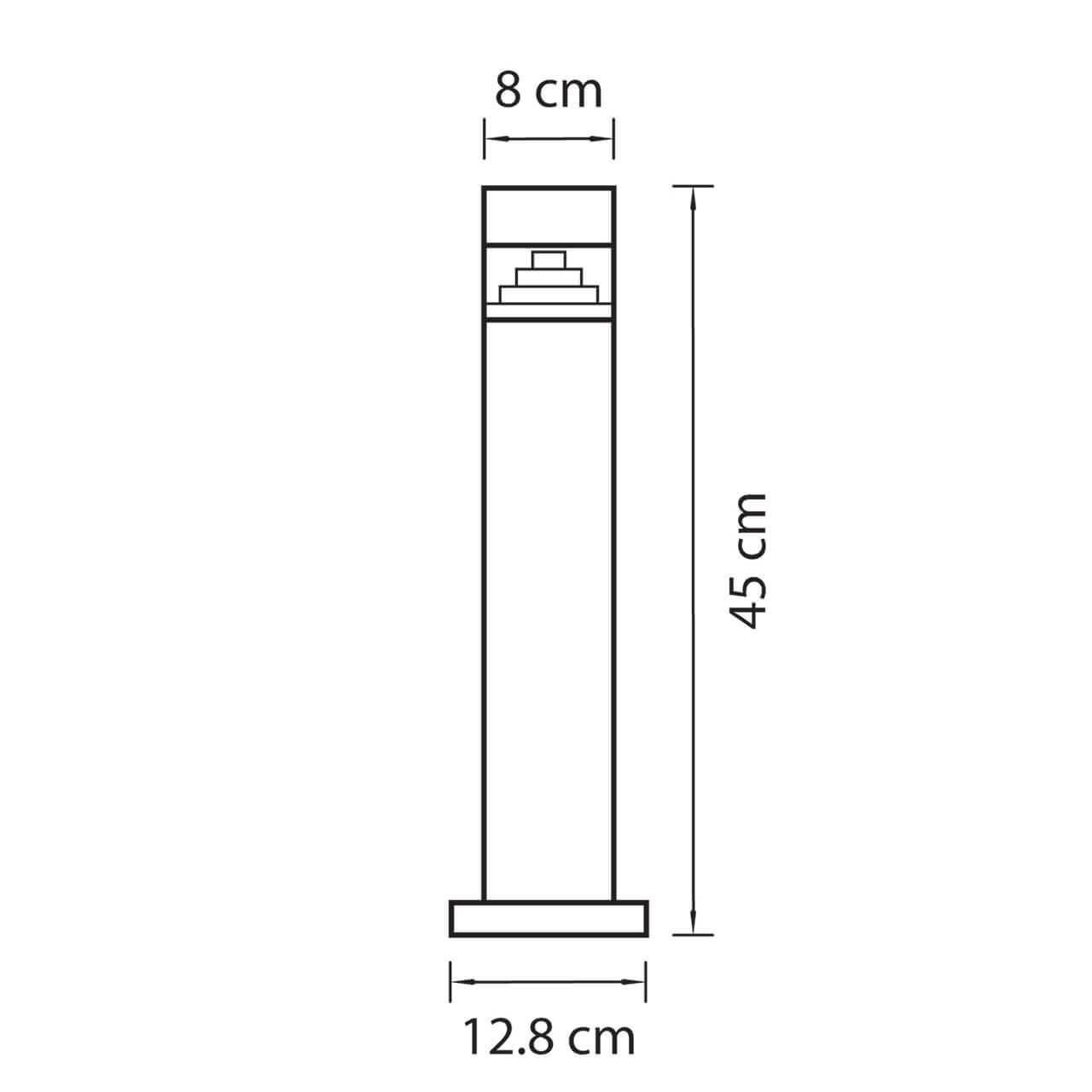 уличный светодиодный светильник lightstar raggio 377907